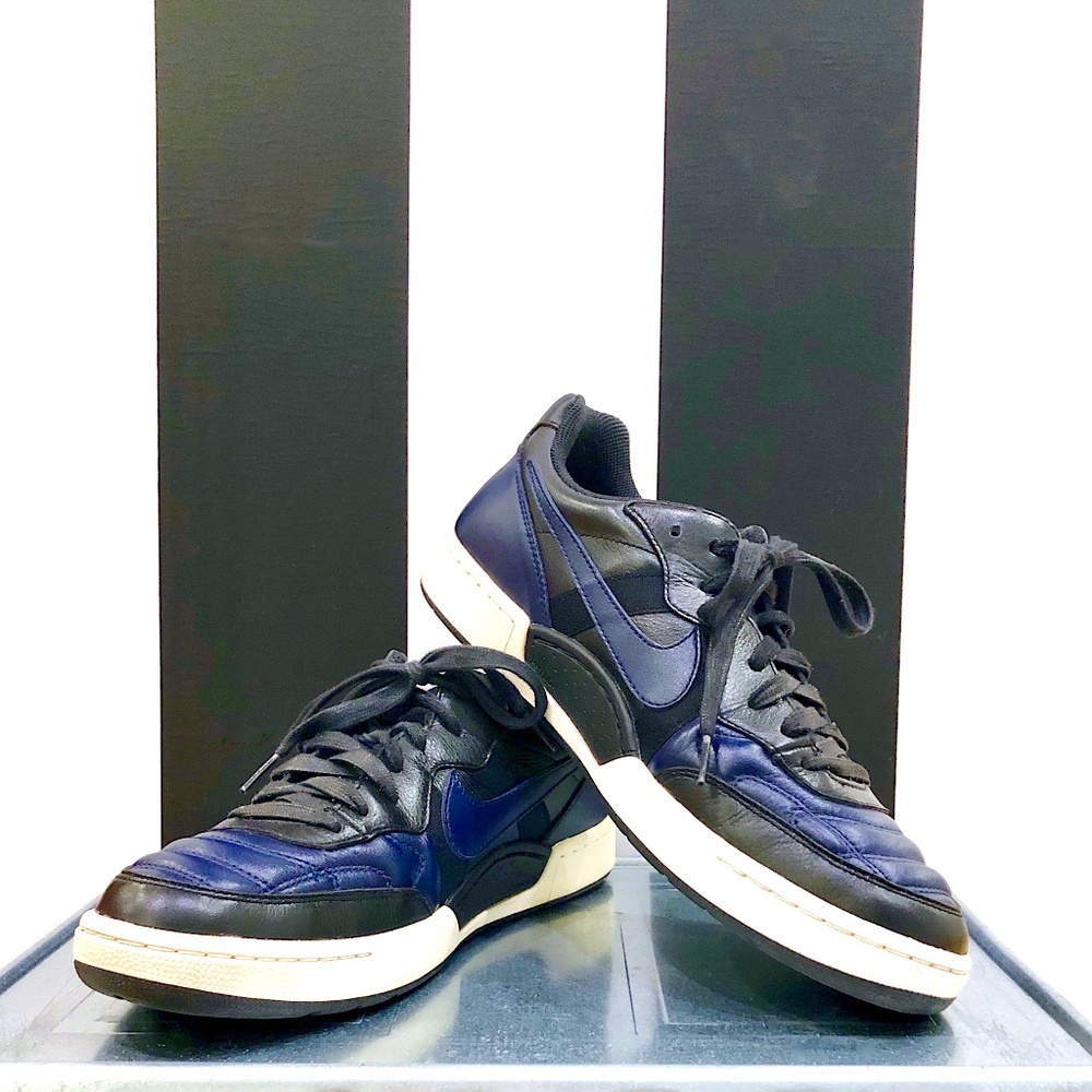 Nike NSW Tiempo 94 Soccer Sneaker Navy and Black Size 11 - Picture 6 of 12